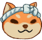 Pet Shiba đeo nơ