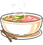 Tô phở tái nhiều hành
