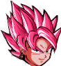 Cải trang Super Black Goku Rose